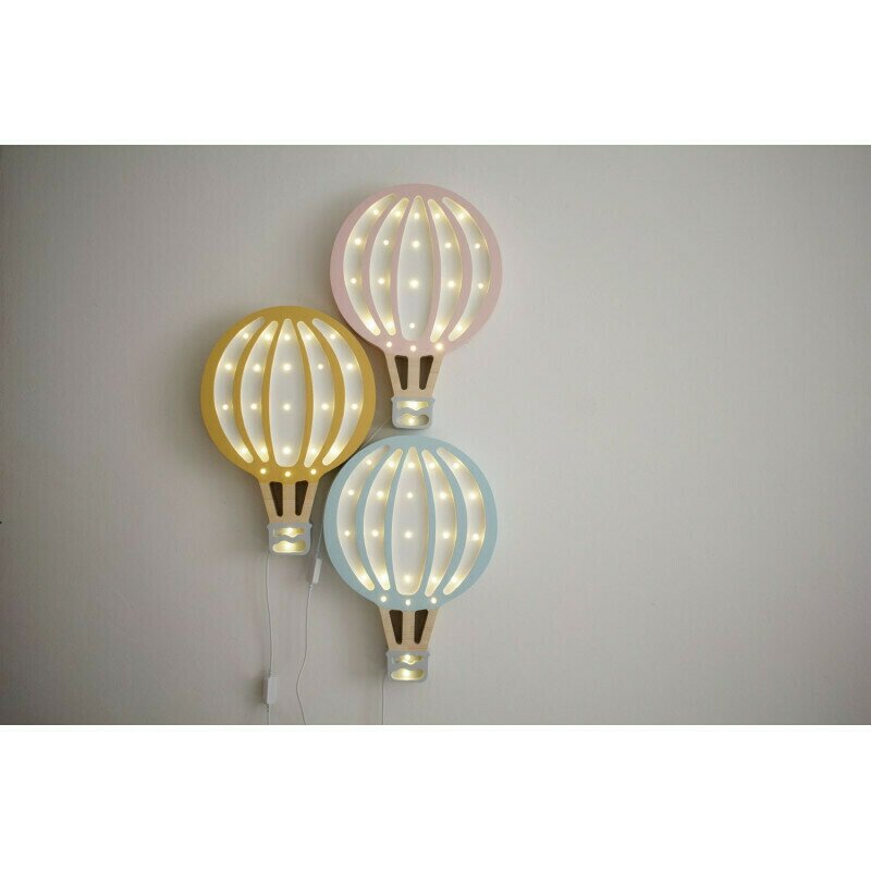 Little lights - Lampa Balon cu aer cald, Powder Pink