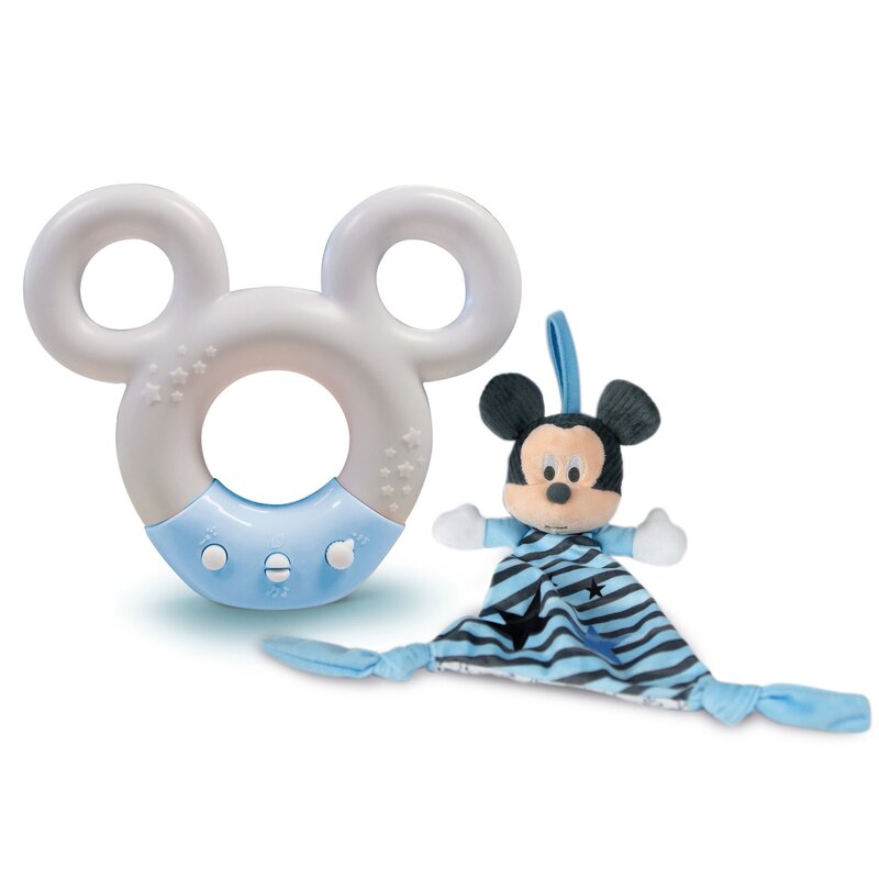 Clementoni - lampa de veghe muzicala, cu proiector mickey mouse
