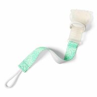 Lant pentru suzeta, BabyOno, Prindere usoara pe haine,  Universal, 0 luni+, Verde