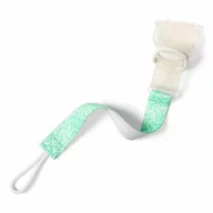 Lant pentru suzeta, BabyOno, Prindere usoara pe haine,  Universal, 0 luni+, Verde