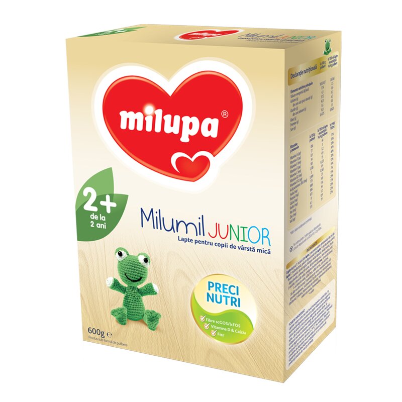 Milupa - lapte praf milumil junior 2+, 600g, 2ani+