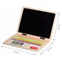 Laptop educational din lemn G068 Ecotoys - 2