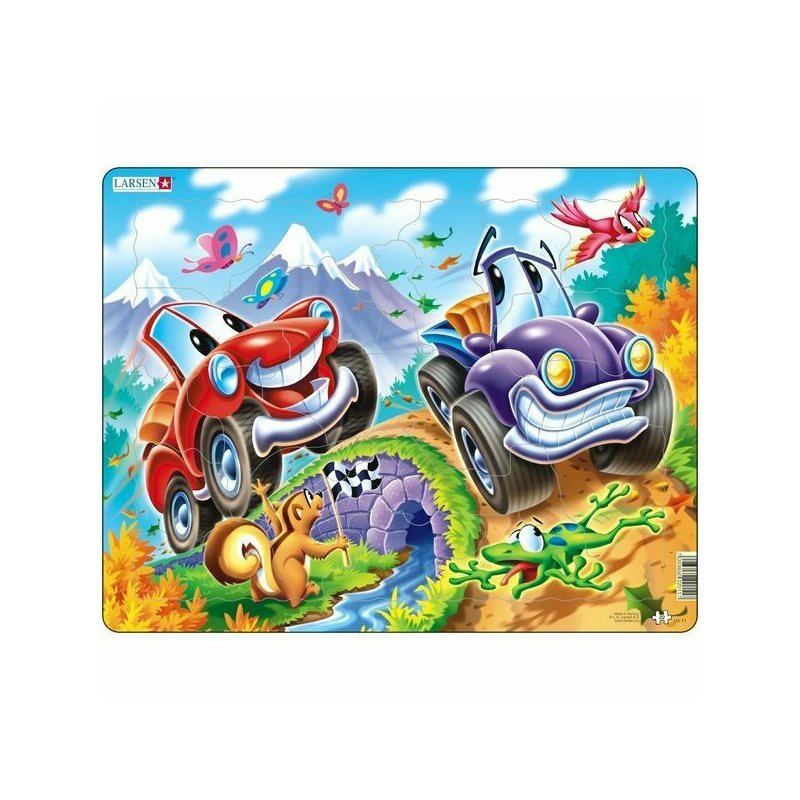 Larsen - puzzle masini 22 piese