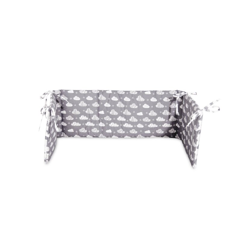Lorelli - laterala mare pentru patut ranforce grey clouds