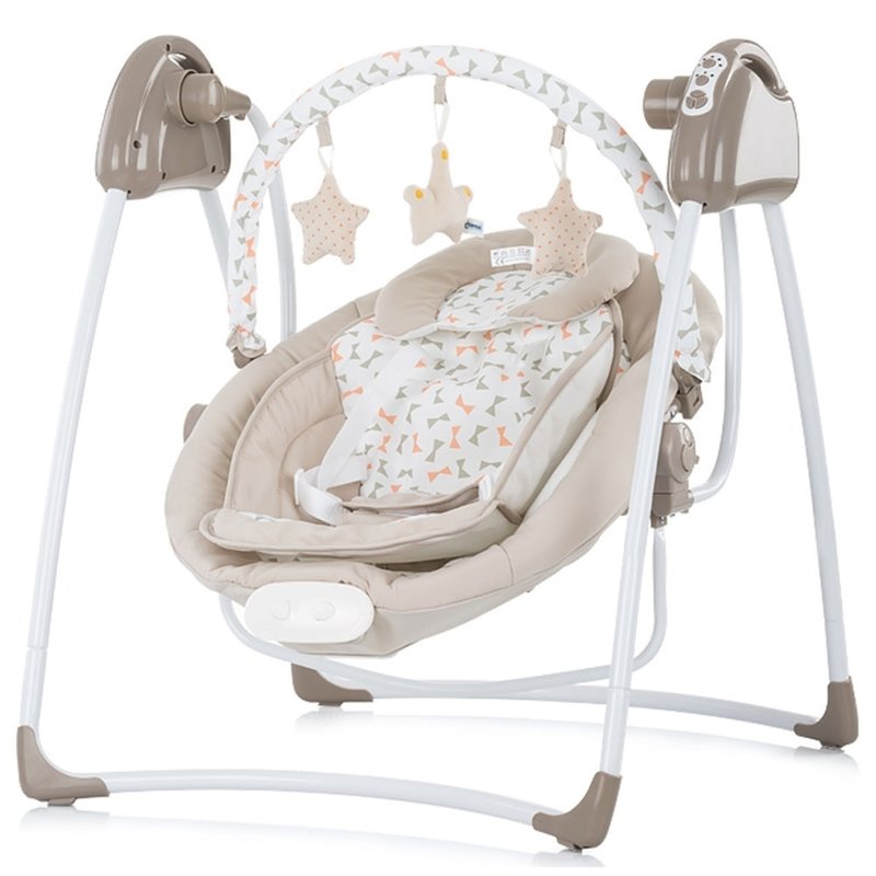 Chipolino - Leagan electric si balansoar Paradise Beige ribbon