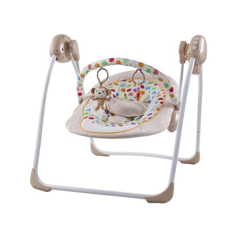 Sun baby - leagan monkey pliabil, cu melodii, cu bara detasabila, 67x41 cm