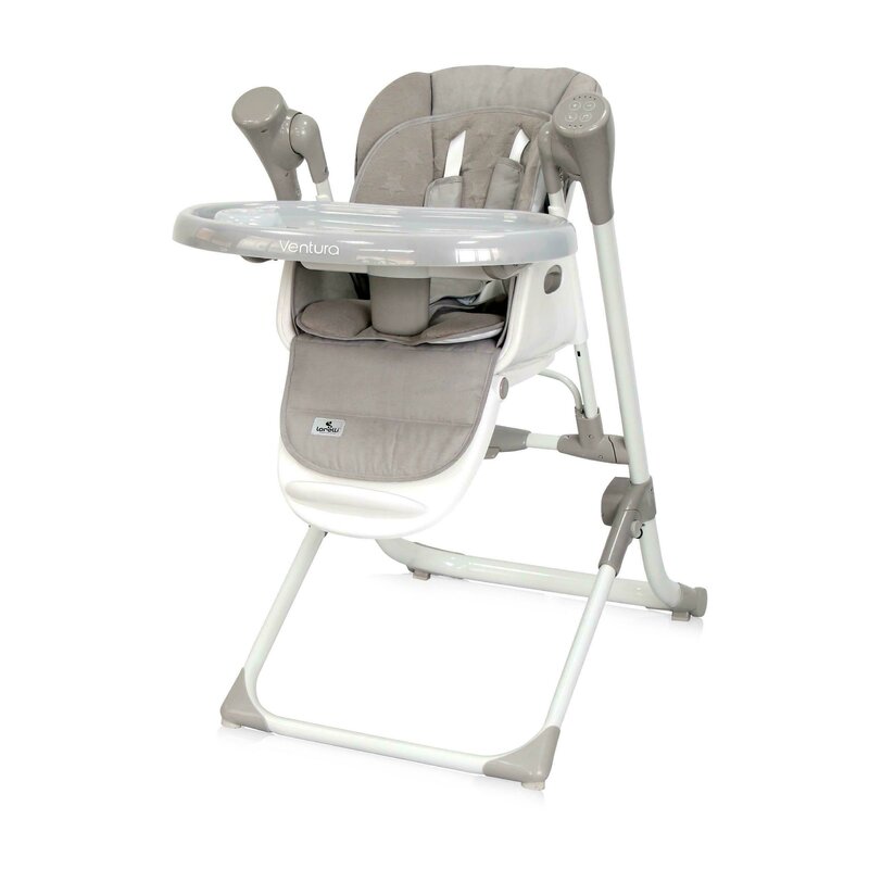 Lorelli - scaun de masa multifunctional ventura pliabil, 2 in 1, cu melodii, cu leganare string stars, bej