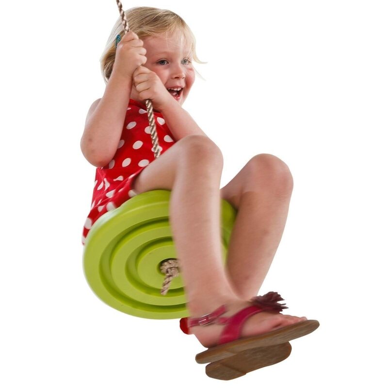 Kbt - leagan rotund din plastic monkey, lime green