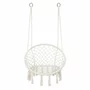 Leagan suspendat Boho, Baby Mix,  Pentru gradina si interior, Dimensiuni 80×60×120 cm, Sustinere pana la 125 kg, Bej - 1
