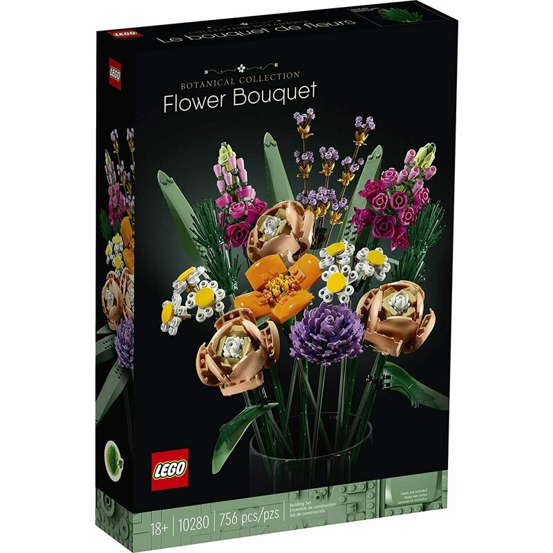 buchet flori cu la multi ani zi de nastere Lego - BUCHET DE FLORI 10280