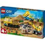 LEGO CITY CAMIOANE DE CONSTRUCTIE SI MACARA CU BILA PENTRU DEMOLARI 60391 - 5