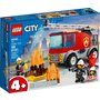 Lego - CITY  CAMION DE POMPIERI CU SCARA 60280 - 1