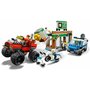 LEGO - Set de joaca Camionul gigant de politie si atacul armat , ® City, Multicolor - 1