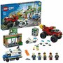 LEGO - Set de joaca Camionul gigant de politie si atacul armat , ® City, Multicolor - 8