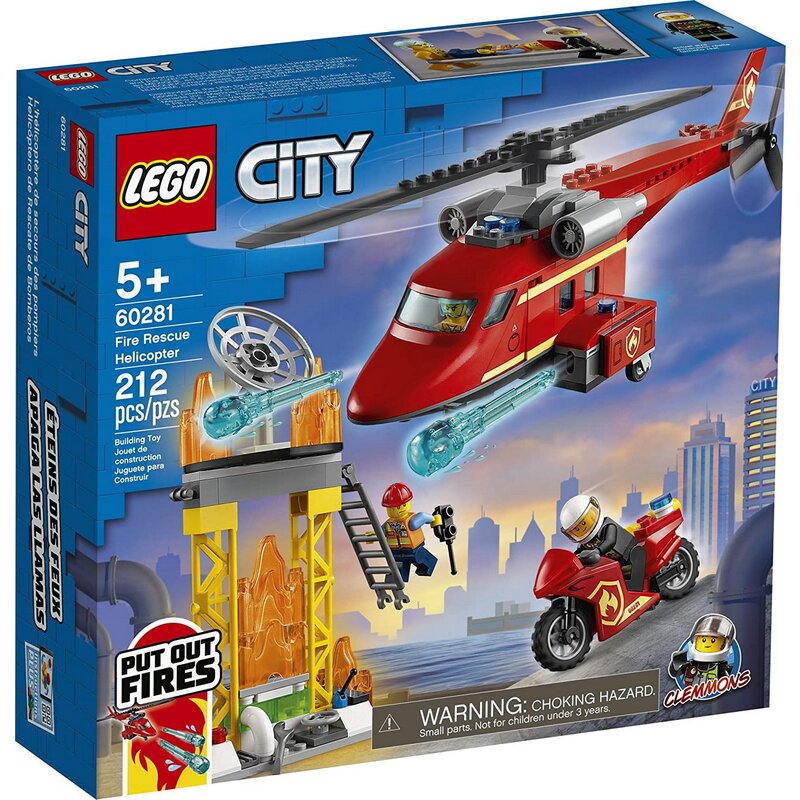 Lego - city elicopter de pompieri 60281