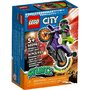 Lego - CITY MOTOCICLETA DE CASCADORIE WEELIE 60296 - 1