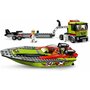 LEGO - Set de constructie Transportor de barca de curse , ® City, Multicolor - 1