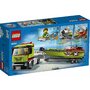 LEGO - Set de constructie Transportor de barca de curse , ® City, Multicolor - 9