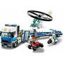 LEGO - Set de joaca Transportul elicopterului de politie , ® City, Multicolor - 1