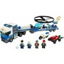 LEGO - Set de joaca Transportul elicopterului de politie , ® City, Multicolor - 7