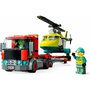 Lego - CITY TRANSPORTUL ELICOPTERULUI DE SALVARE 60343 - 4