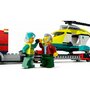 Lego - CITY TRANSPORTUL ELICOPTERULUI DE SALVARE 60343 - 5