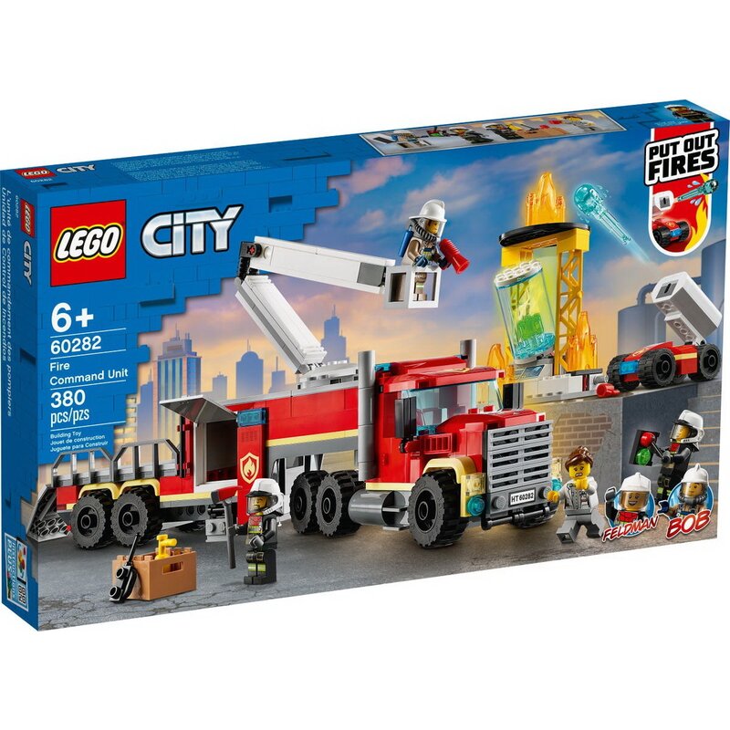 Lego - city unitatea de comanda a pompierilor 60282