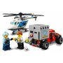 LEGO - Set de joaca Urmarire cu elicopterul politiei , ® City, Multicolor - 1