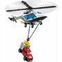 LEGO - Set de joaca Urmarire cu elicopterul politiei , ® City, Multicolor - 6