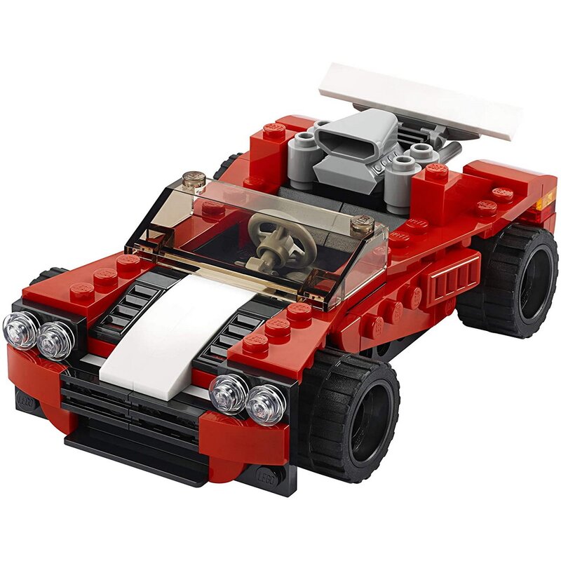 Lego - set de constructie masina sport , ® creator, rosu