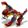 LEGO - Set de constructie Dragon de foc 3 in 1 ® Creator, Multicolor - 2