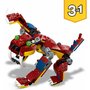 LEGO - Set de constructie Dragon de foc 3 in 1 ® Creator, Multicolor - 5
