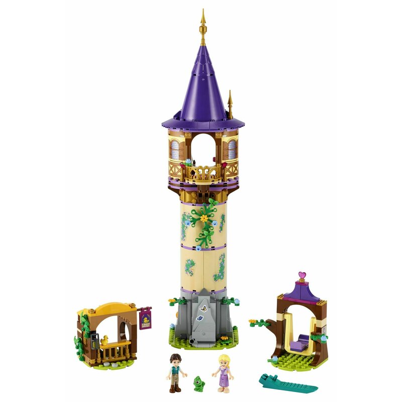 Lego - set de joaca rapunzels tower , ® disney princess, multicolor