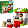 LEGO - Set de joaca Stand cu pizza ® Duplo, Multicolor - 6