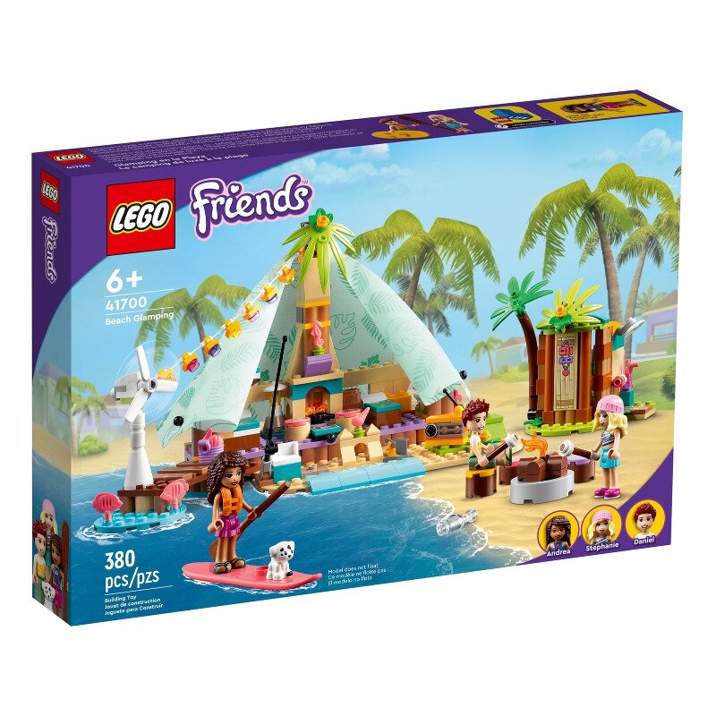 Lego - friends camping luxos de plaja 41700