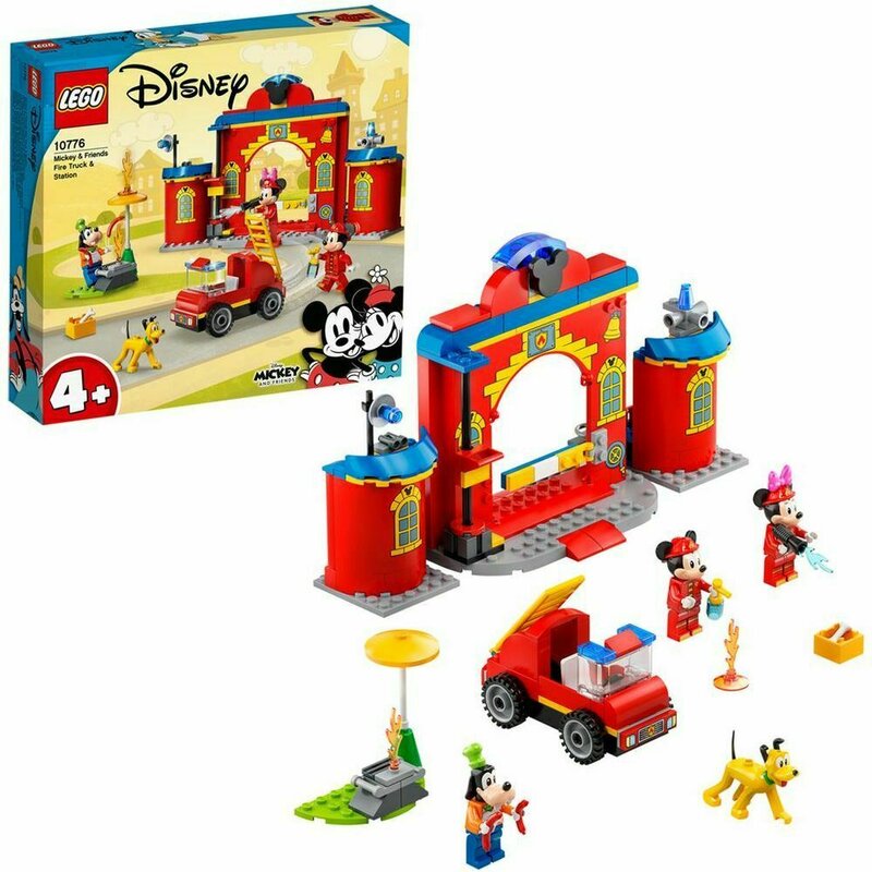 Lego - mickey and friends statia si camionul de pompieri ale lui mickey si prietenilor sai 10776