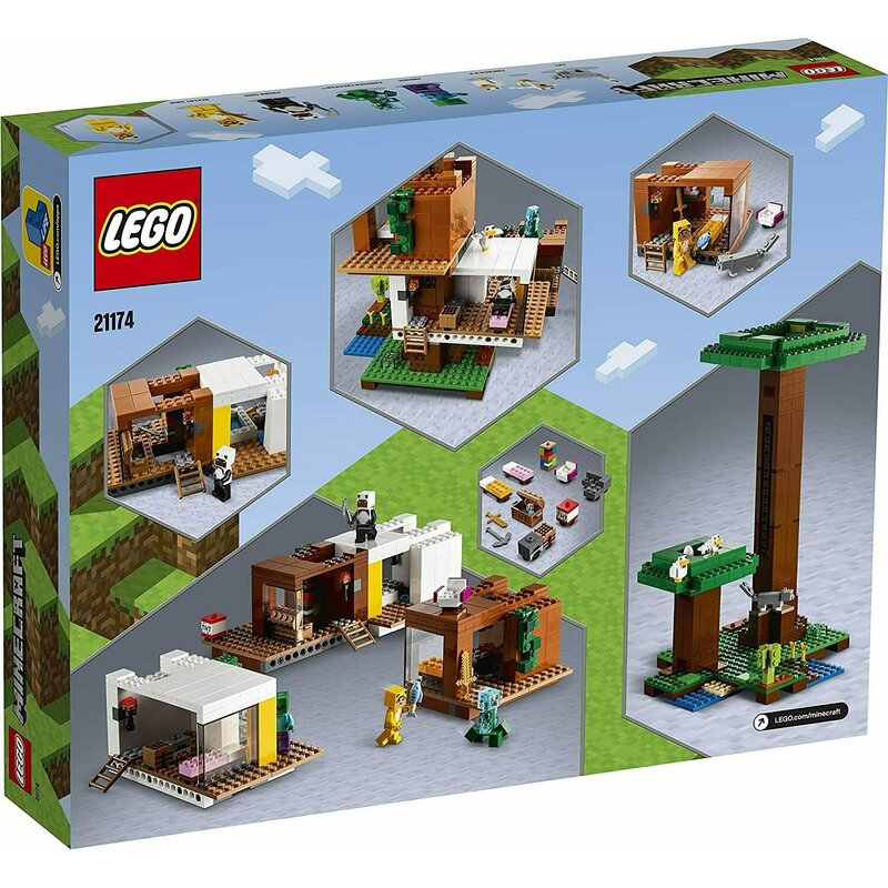Lego - minecraft casuta din copac 21174