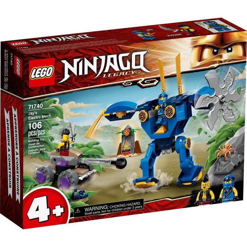 Lego - ninjago robotul electro al lui jay 71740