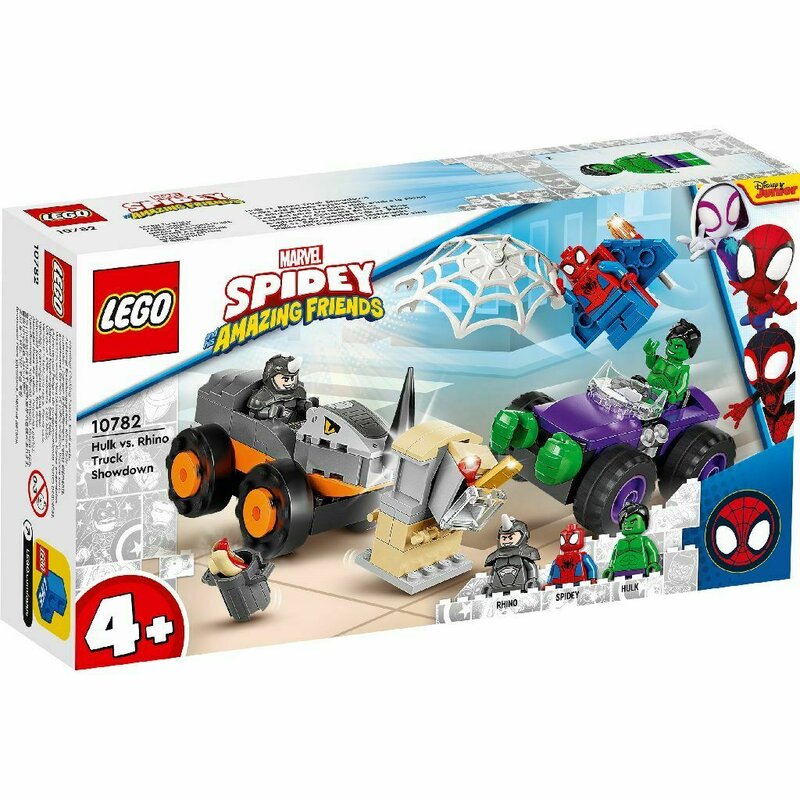 Lego - SPIDEY CONFRUNTAREA DINTRE HULK SI MASINA RINOCER 10782