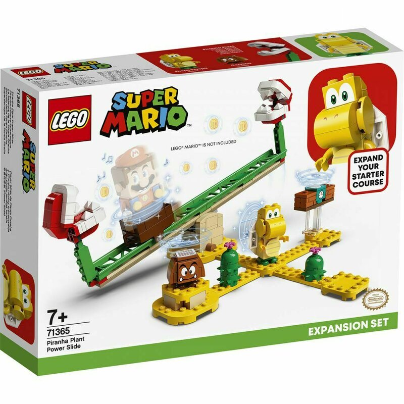 Lego - super mario set de extindere toboganul plantei piranha 71365