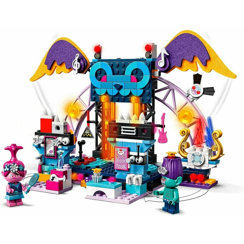 LEGO - Set de joaca World tour Concertul din orasul Volcano rock ® Trolls, Multicolor