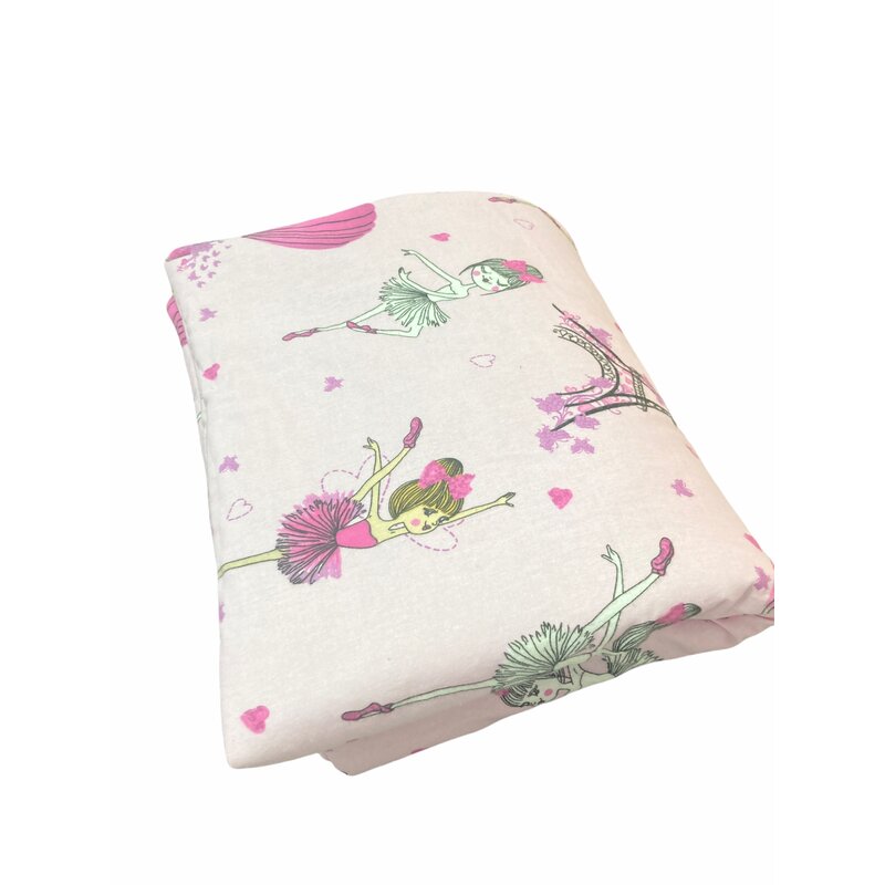 Deseda - lenjerie de pat din finet 3 piese 120x60 cm balerine