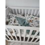 Lenjerie de pat pentru copii, plapuma cu umplutura si perna, Koell, Colectia Africa, marimea M, 100 x 75 cm - 3