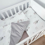 Lenjerie de pat pentru copii, plapuma cu umplutura si perna, Koell, Colectia Gaste, marimea M, 100 x 75 cm - 2