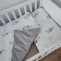 Lenjerie de pat pentru copii, plapuma cu umplutura si perna, Koell, Colectia Gaste, marimea M, 100 x 75 cm - 4