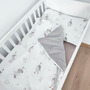 Lenjerie de pat pentru copii, plapuma cu umplutura si perna, Koell, Colectia Gaste, marimea M, 100 x 75 cm - 6