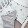 Lenjerie de pat pentru copii, plapuma cu umplutura si perna, Koell, Colectia Gaste, marimea M, 100 x 75 cm - 8