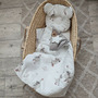 Lenjerie de pat pentru copii, plapuma cu umplutura si perna, Koell, Colectia Gaste, marimea S, 75 x 50 cm - 2