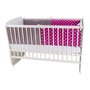 Lenjerie MyKids Colorful Stars Pink 9 Piese 120x60 cm - 4