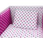 Lenjerie MyKids Colorful Stars Pink 9 Piese 120x60 cm - 2